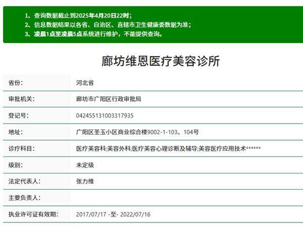 廊坊维恩整形医院特色项目及技术优势