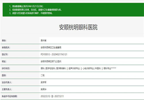安顺光明眼科医院特色项目及技术优势